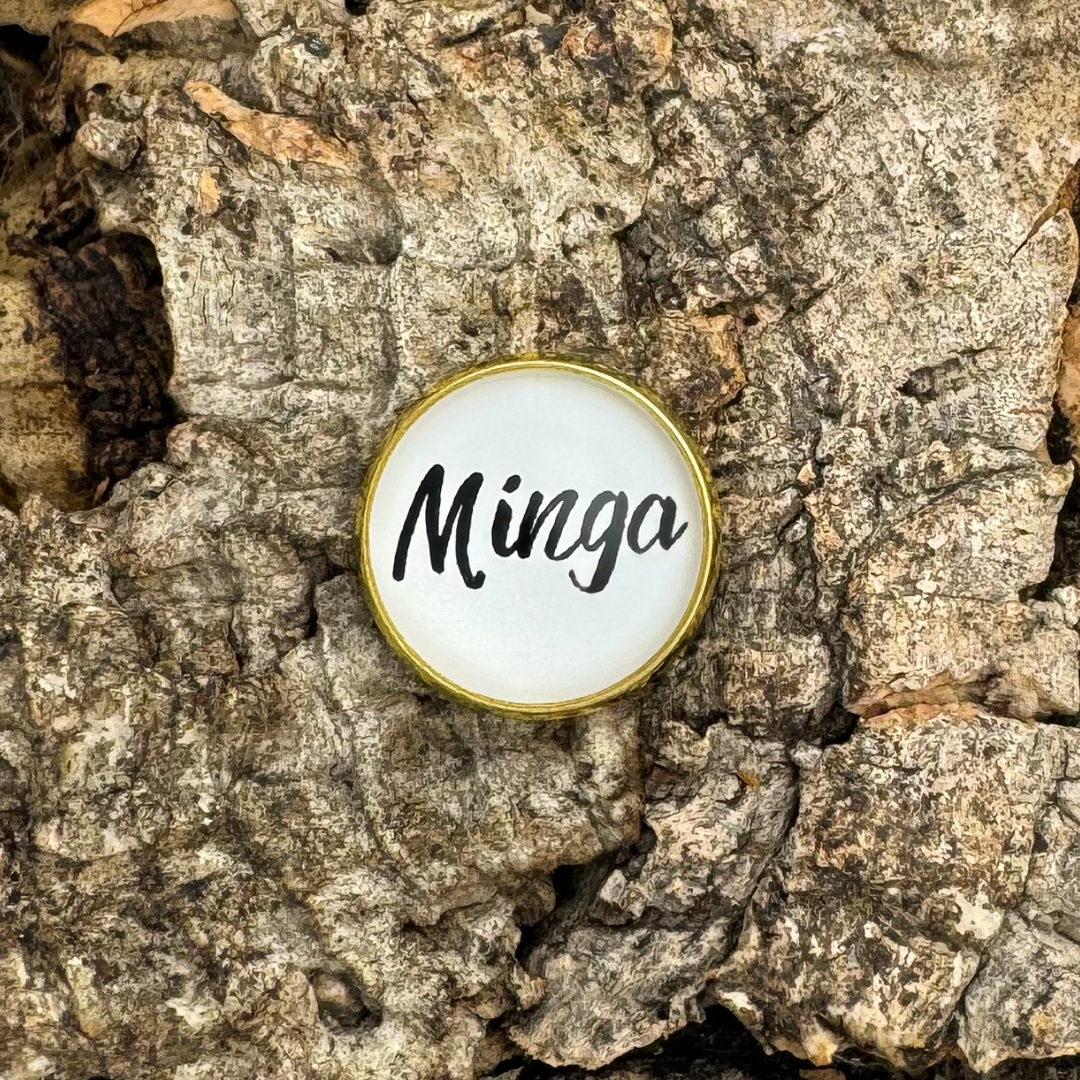 Minga | Anstecker | Gold