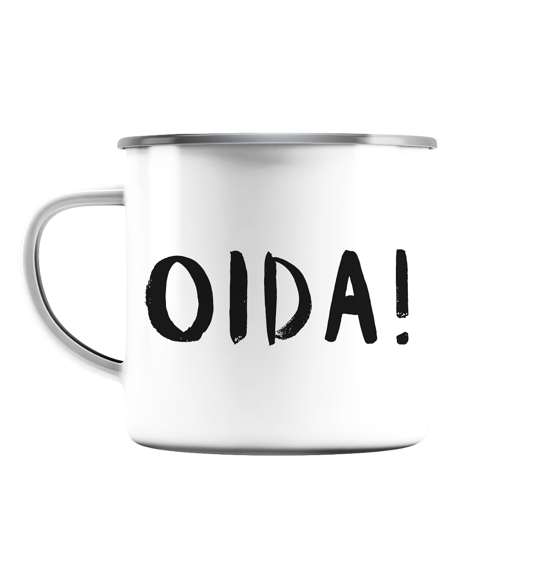 OIDA! - Emaille Tasse