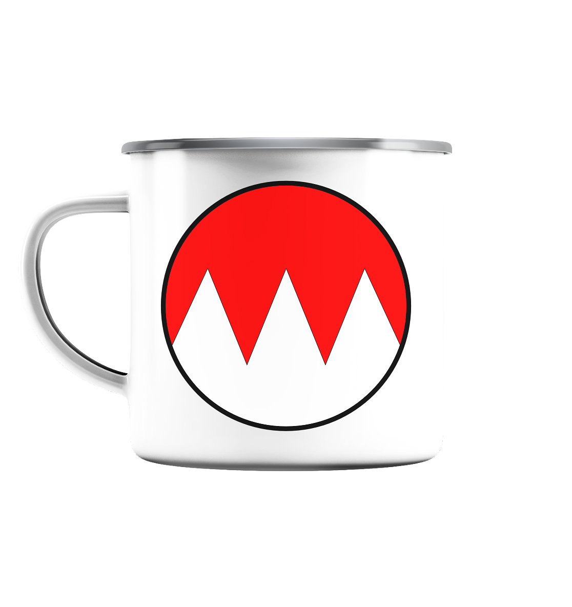 Franken - Emaille Tasse