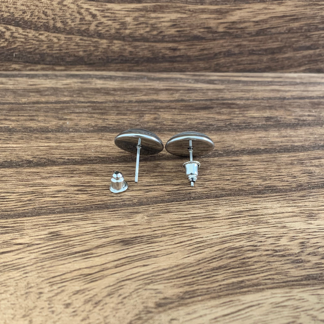 Bayern Herz | Schwarz | Ohrringe