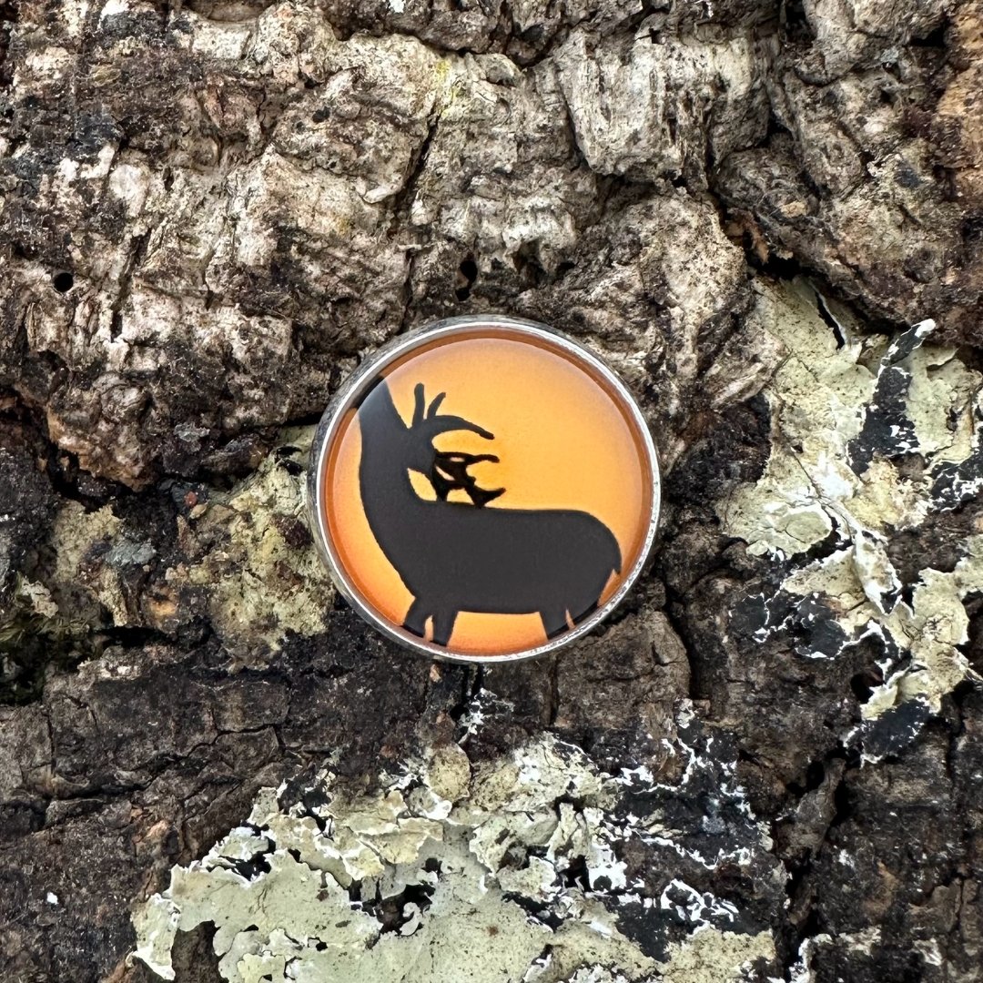Hirsch 1 | Pin | Silber