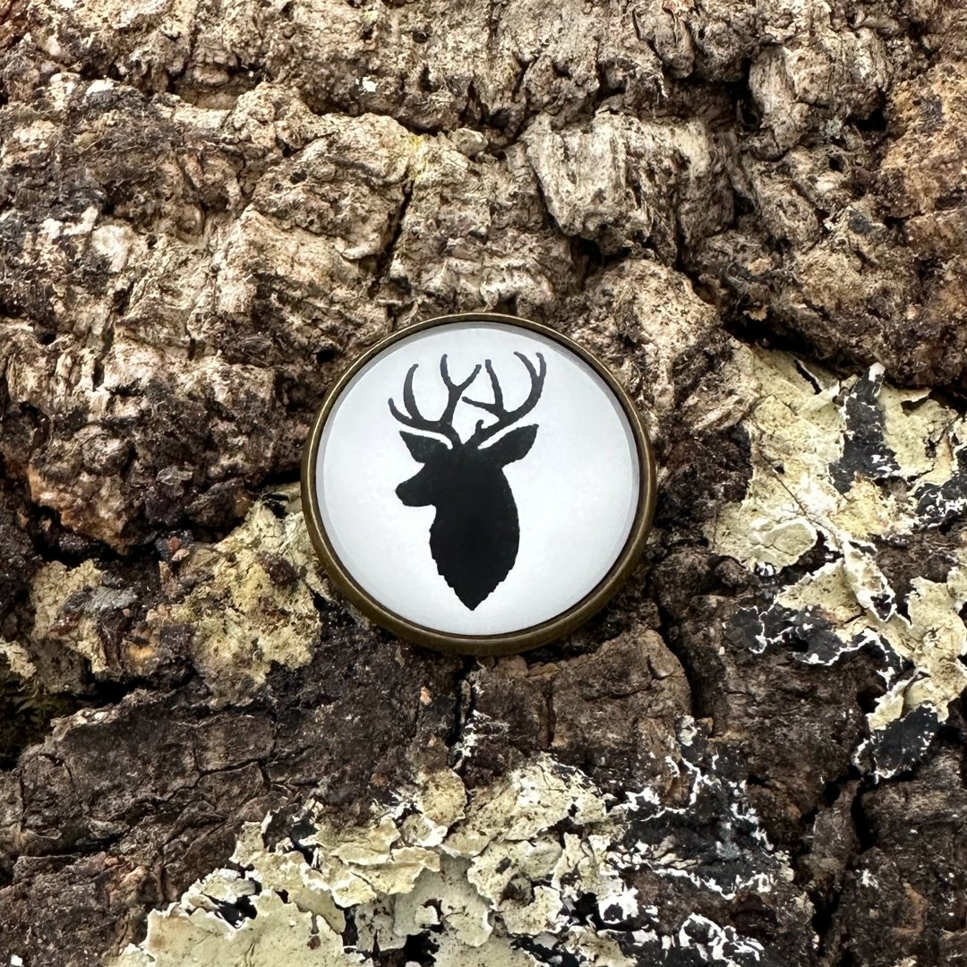 Hirsch 2 | Pin | Altkupfer