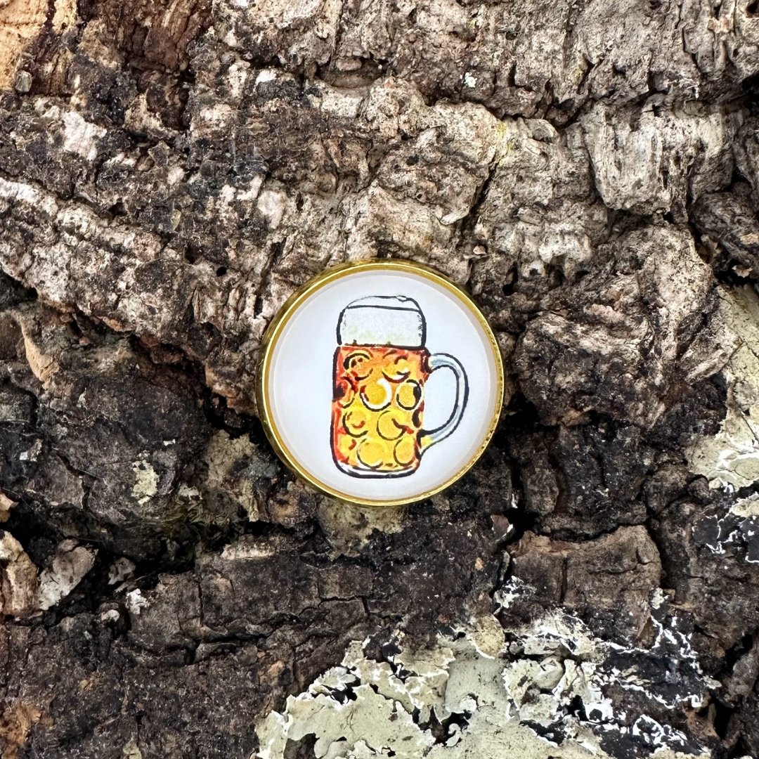 Maßkrug | Pin | Gold