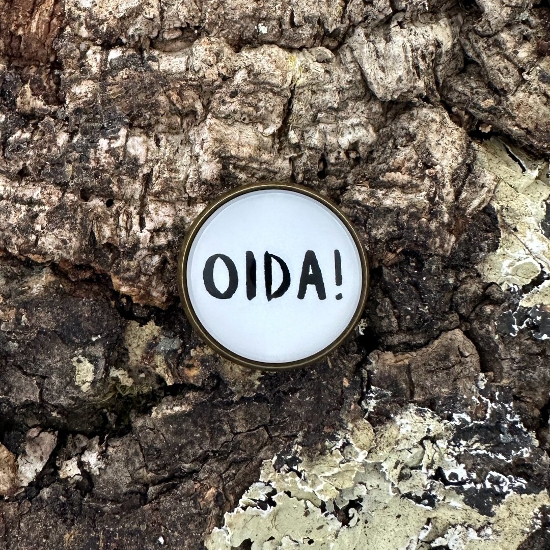 OIDA! | Anstecker | Altkupfer