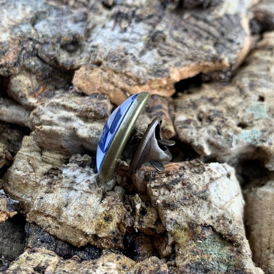Bayern Herz | Blau | Pin | Altkupfer
