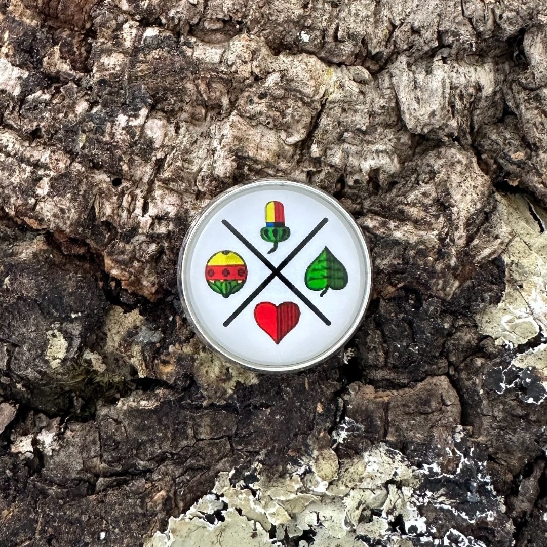 Bayerischer Schafkopf | Pin | Silber