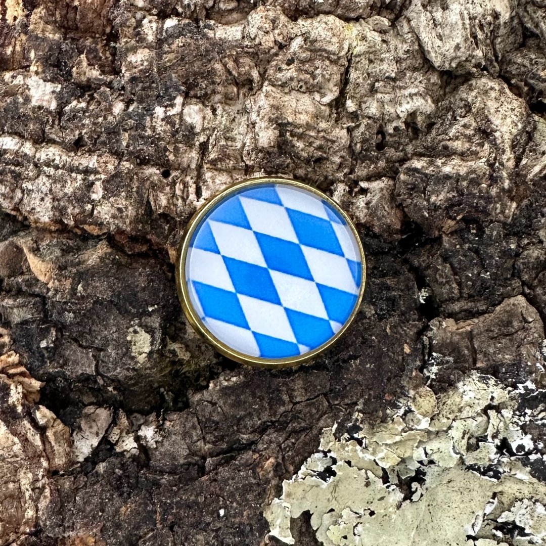Bayern | Weiss - Blau | Pin | Gold