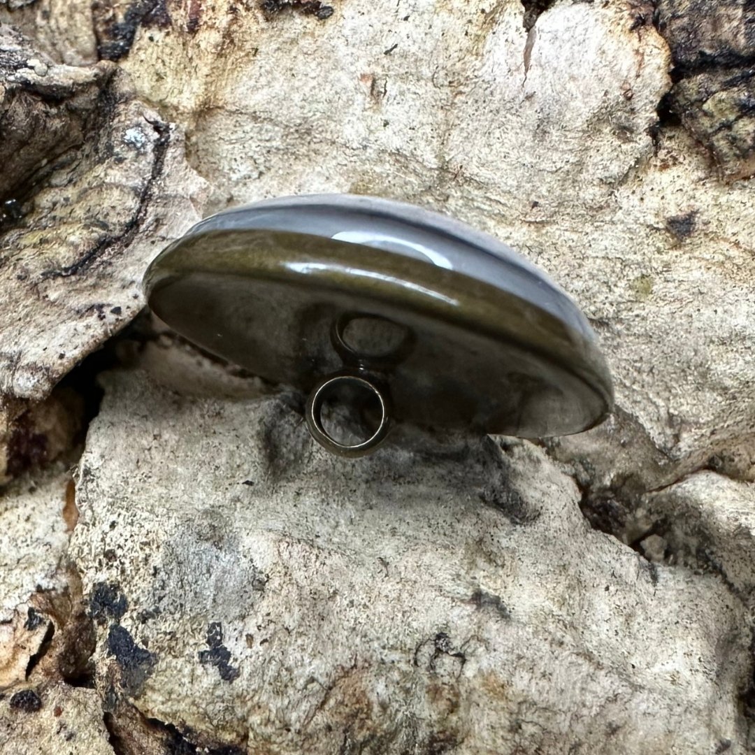 Fisch | Trachtenknopf | Altkupfer