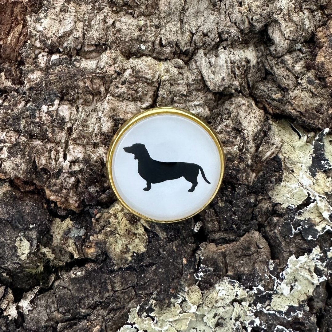 Dackel "Wastl" | Pin | Gold
