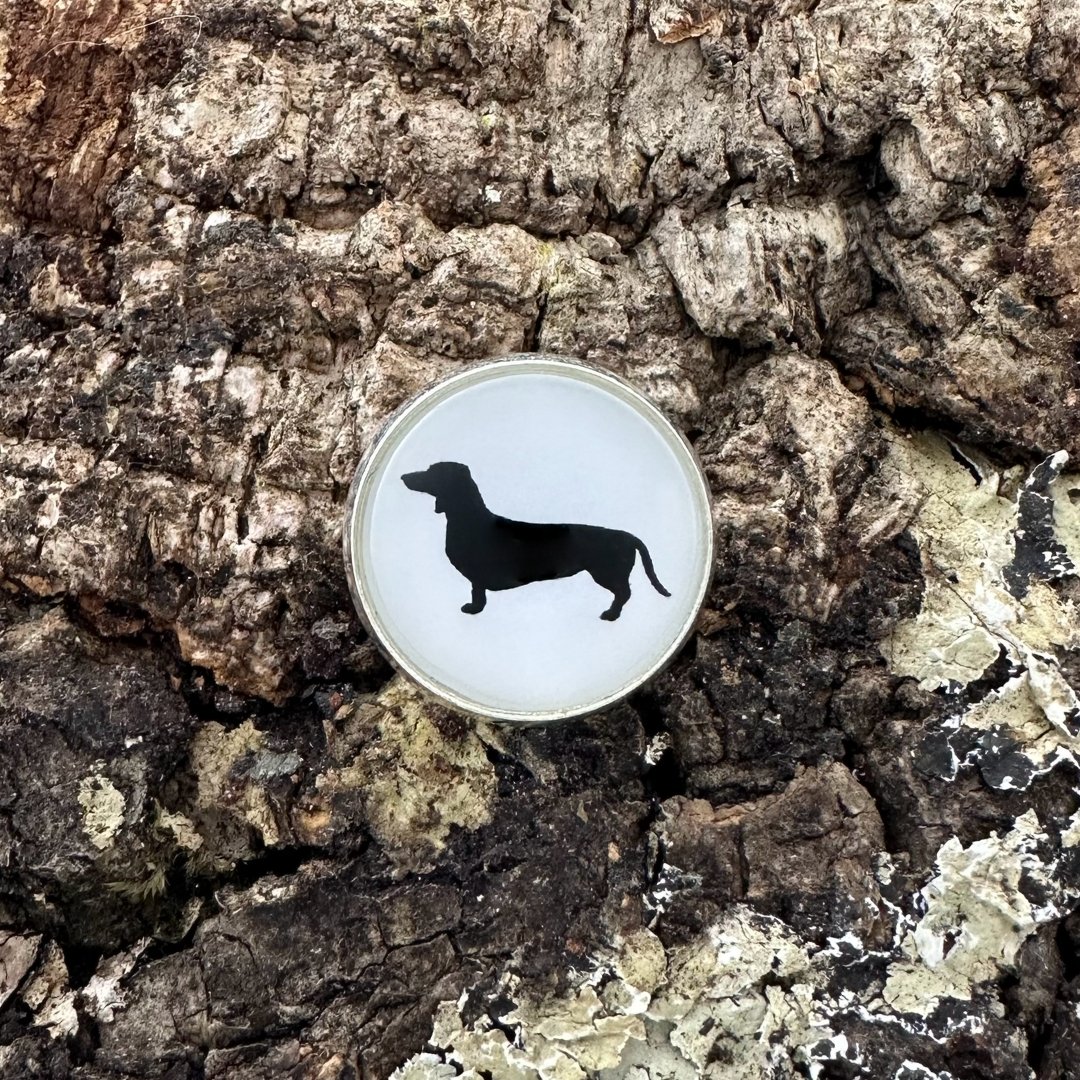 Dackel "Wastl" | Pin | Silber
