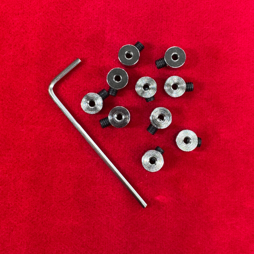 10 Stück | Sicherheitsverschlüsse | Metall