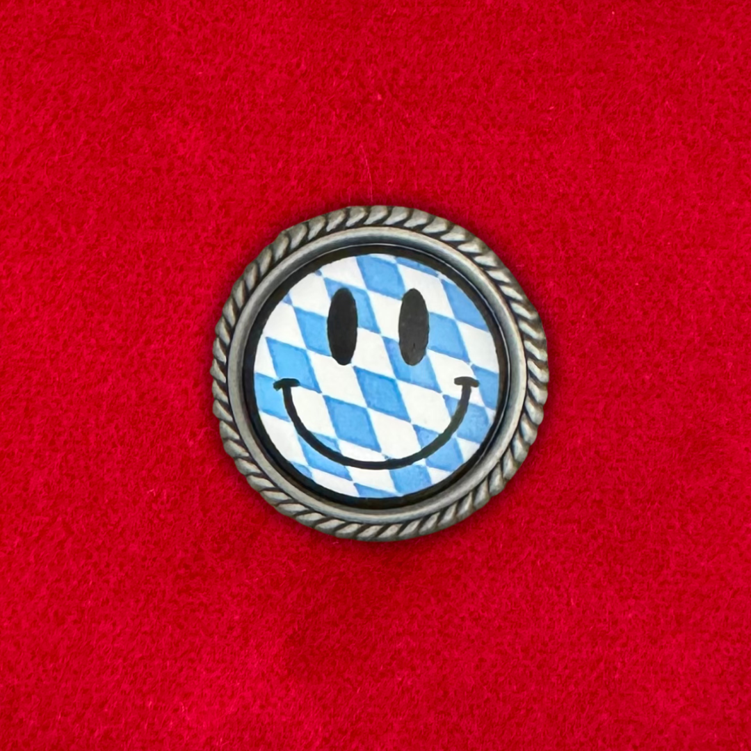 Bavarian Smiley | Pin | Zierfassung