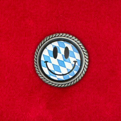Bavarian Smiley | Pin | Zierfassung