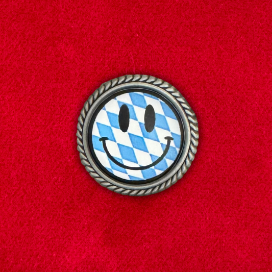 Bavarian Smiley | Pin | Zierfassung