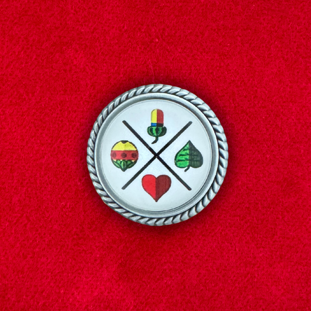 Bayerischer Schafkopf | Pin | Zierfassung