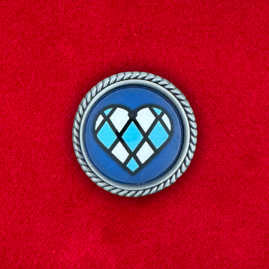 Bayern Herz | Blau | Pin | Zierfassung