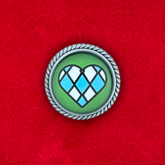 Bayern Herz | Grün | Pin | Zierfassung