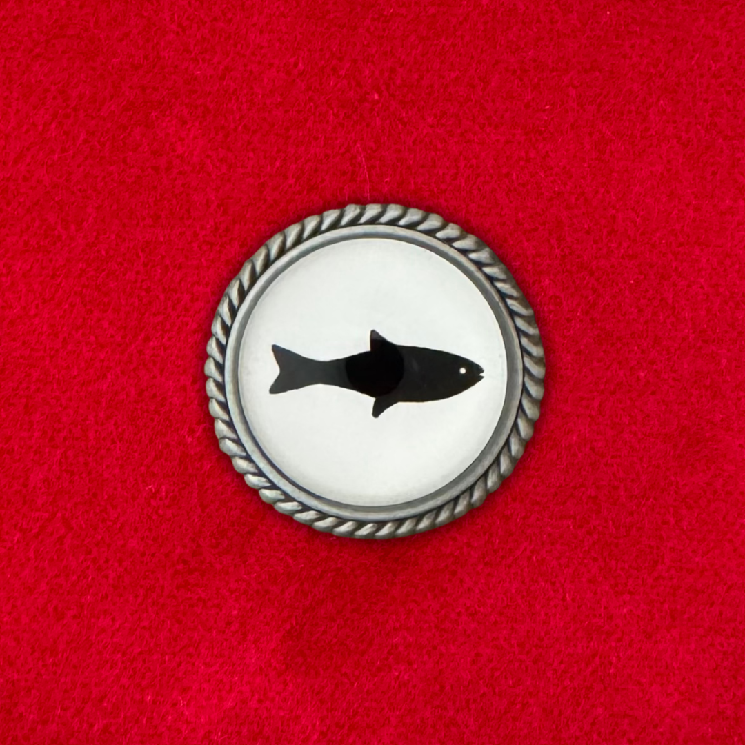 Fisch | Pin | Zierfassung