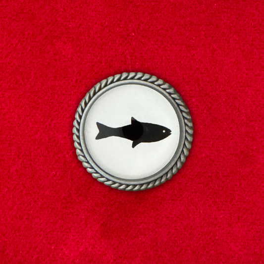 Fisch | Pin | Zierfassung