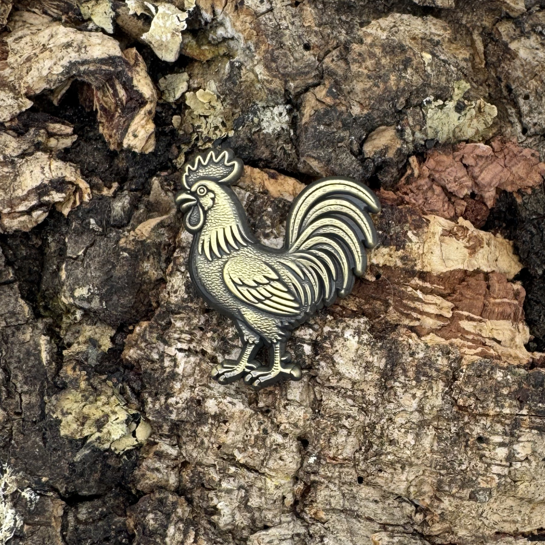 Gockel | Metallguss Pin