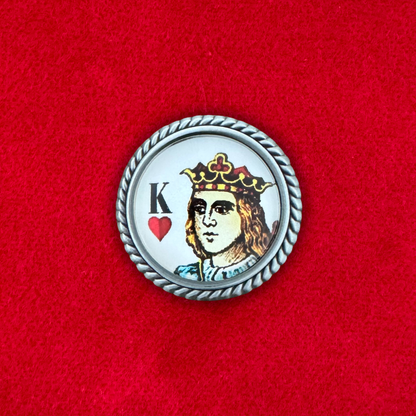 Herzkönig "Max" | Pin | Zierfassung