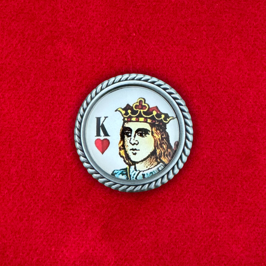 Herzkönig "Max" | Pin | Zierfassung