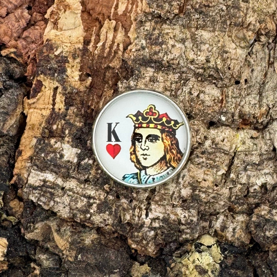 Herzkönig "Max" | Pin | Silber