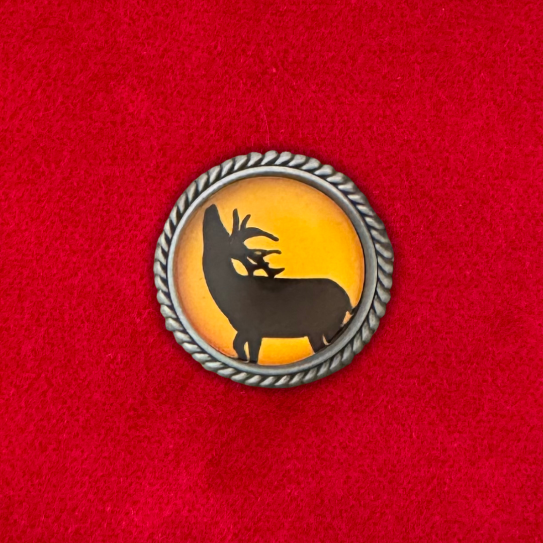 Hirsch 1 | Pin | Zierfassung
