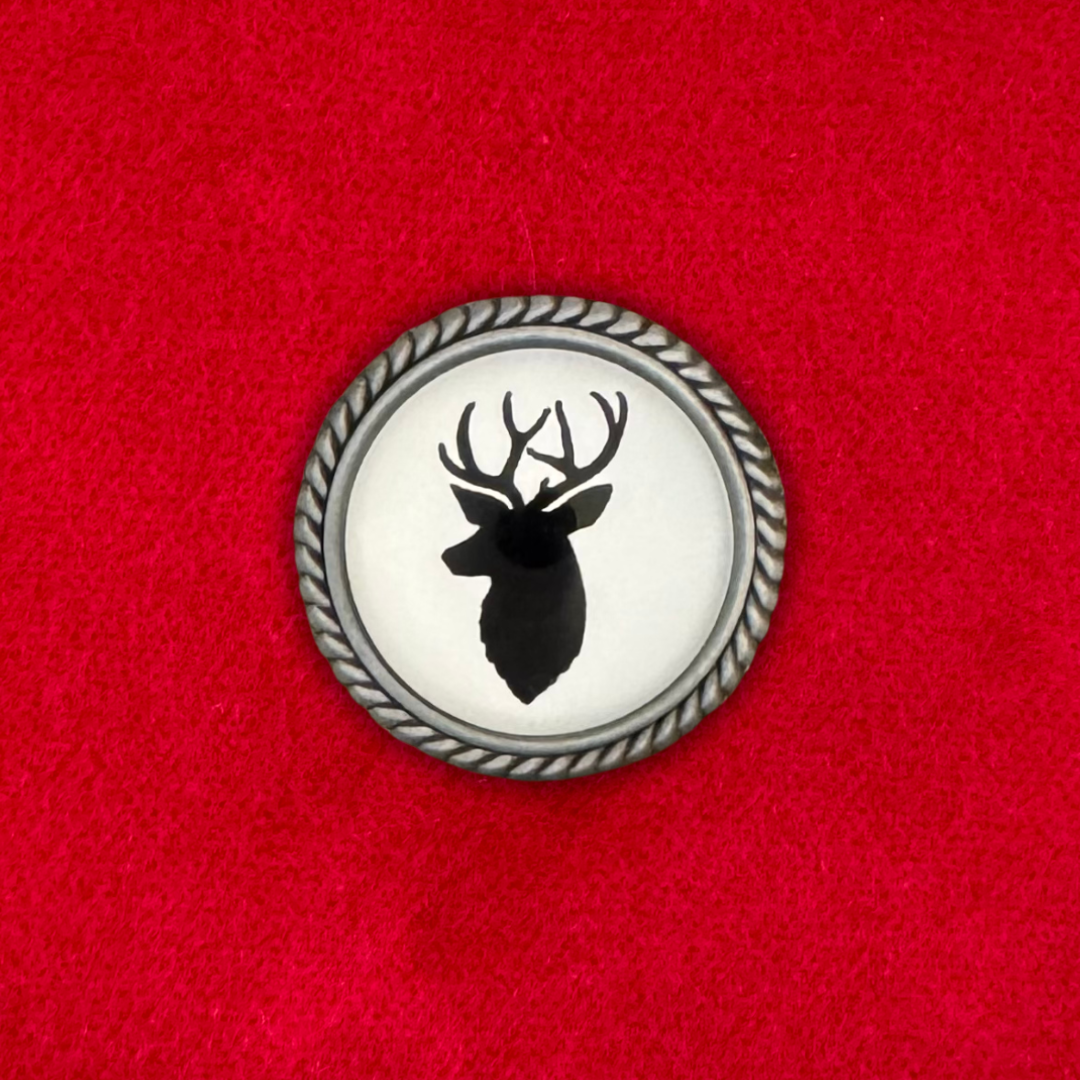 Hirsch 2 | Pin | Zierfassung