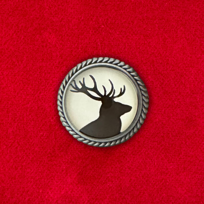 Hirsch 3 | Pin | Zierfassung