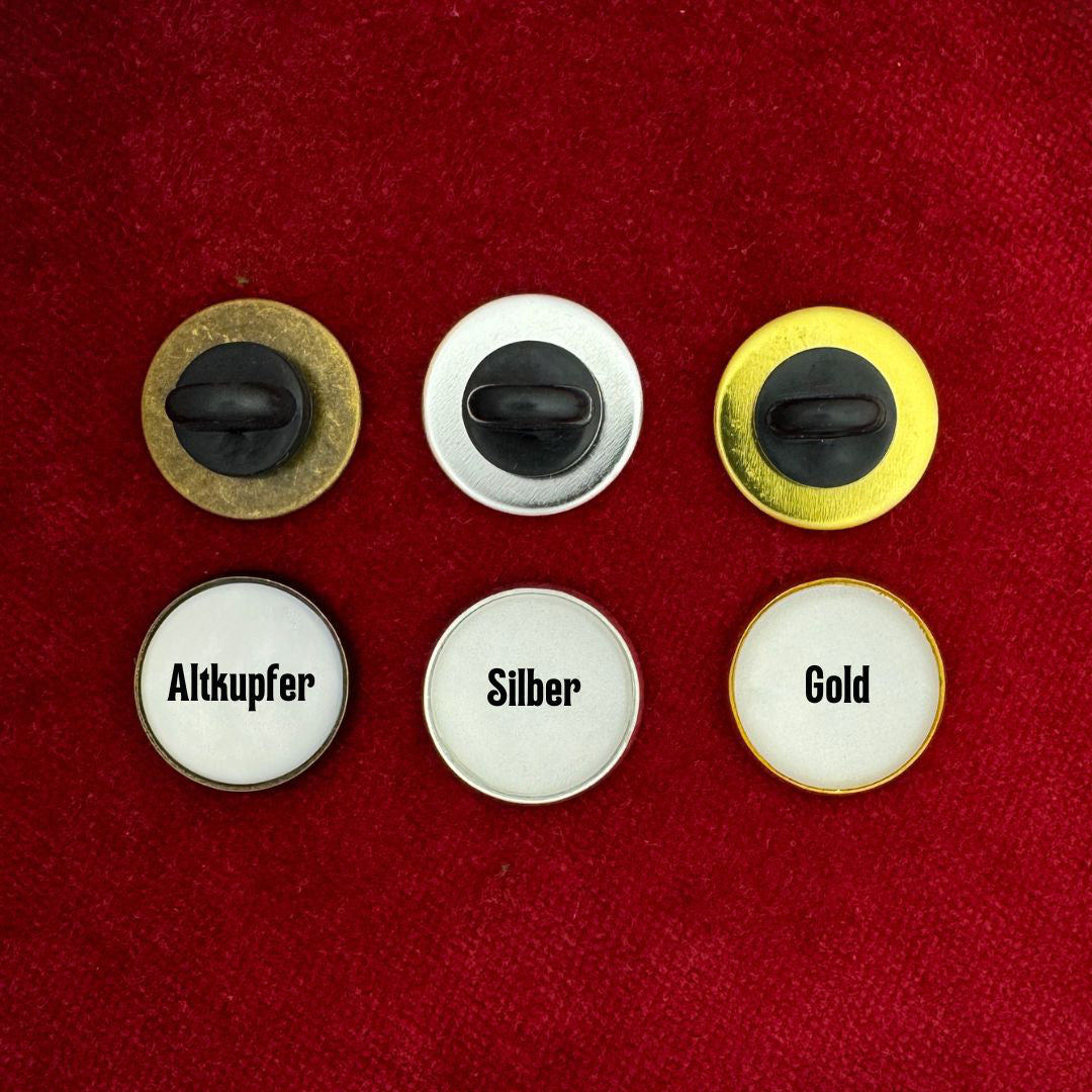 30 Stück | Individualisierte Pins | Ø 16mm