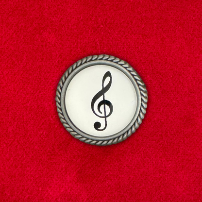 Notenschlüssel | Pin | Zierfassung