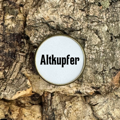 Individualisierter Pin | Altkupfer | 20mm