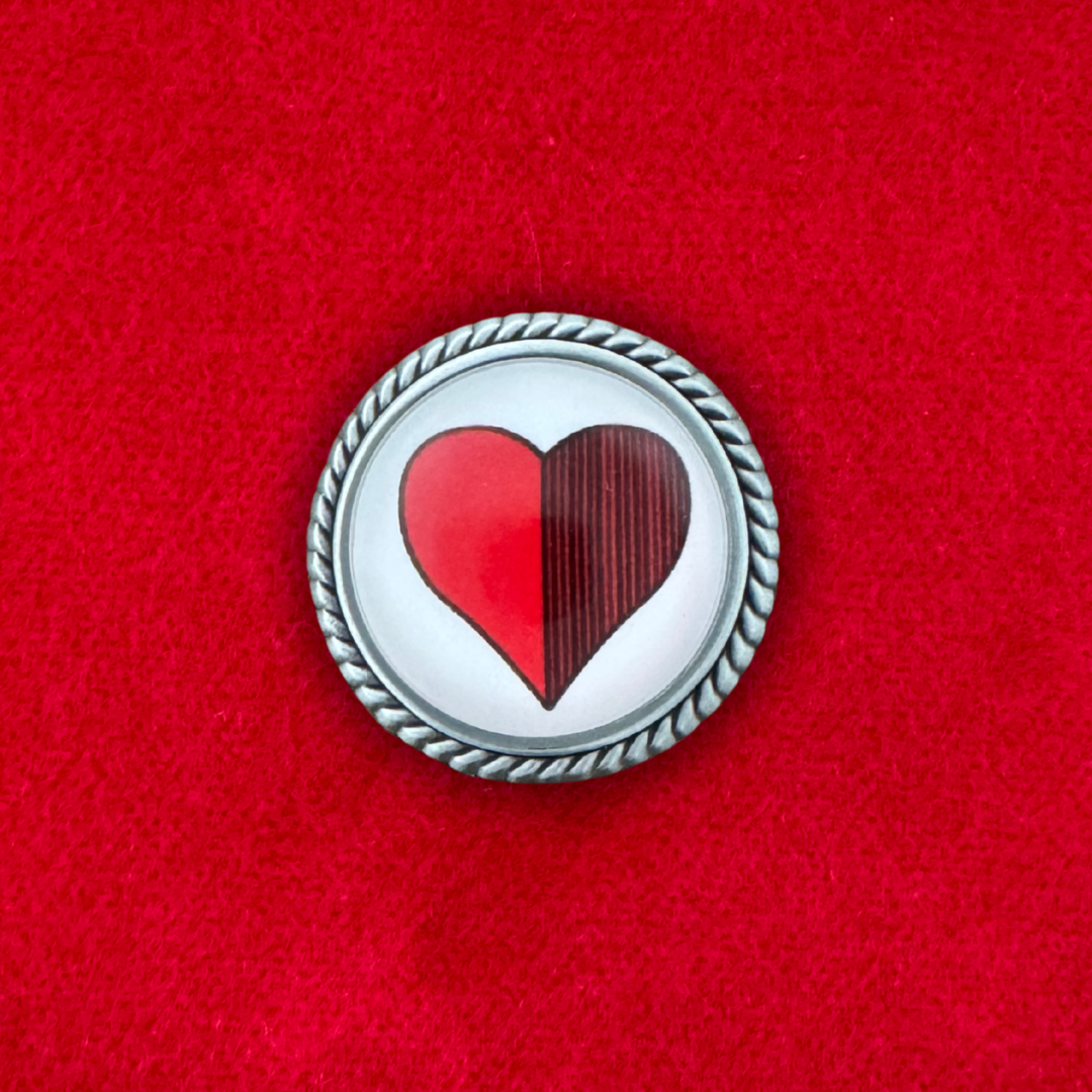 Schafkopf Herz | Pin | Zierfassung