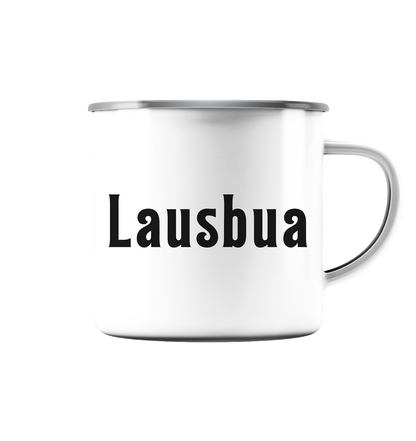 Lausbua - Emaille Tasse