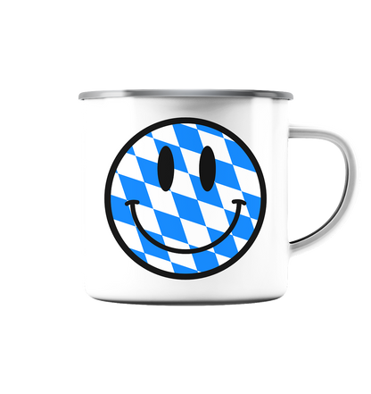 Bavarian Smiley - Emaille Tasse