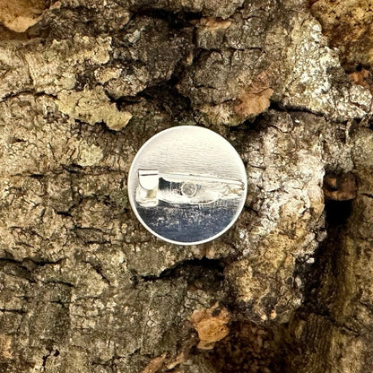 Schafkopf Gras | Anstecker | Silber