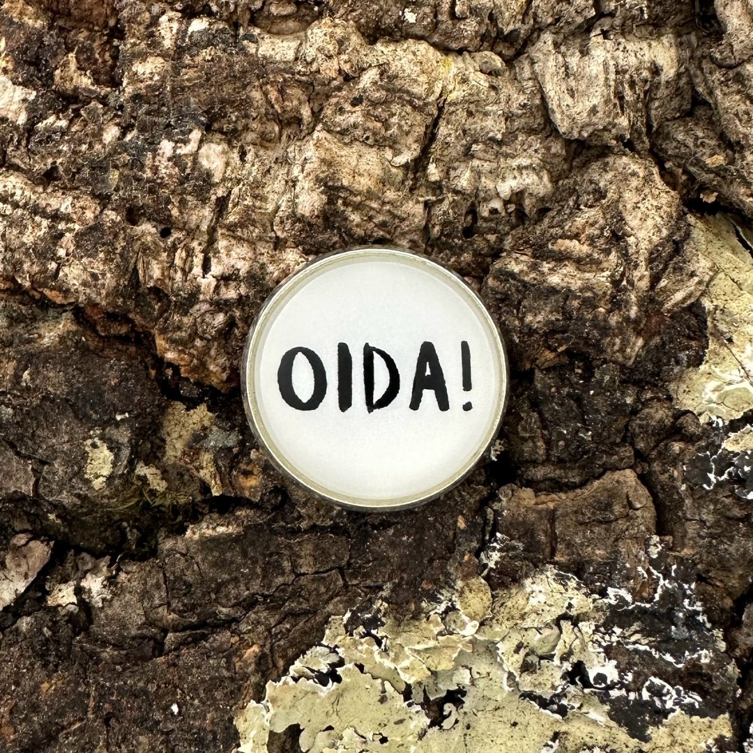 OIDA! | Anstecker | Silber