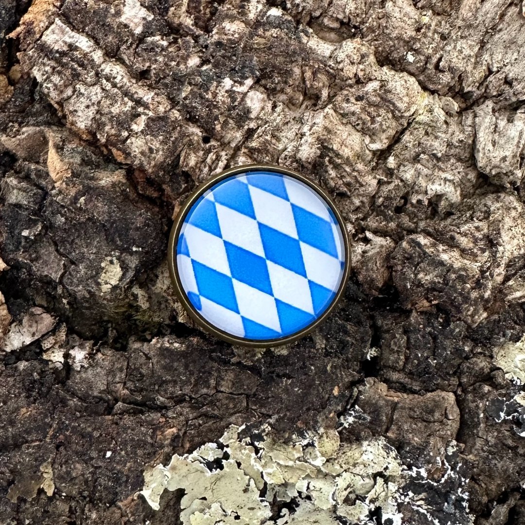 Bayern | Weiss - Blau | Pin | Altkupfer