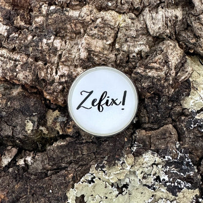 Zefix! | Pin | Silber